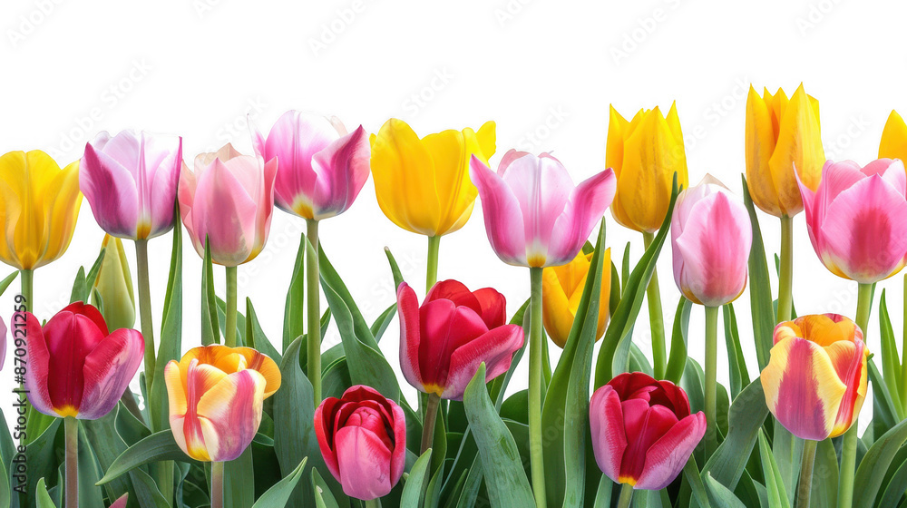Colorful Tulip Field Colorful Tulip Field
