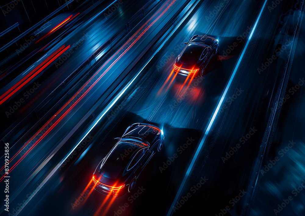 Traffic in the night Traffic in the night