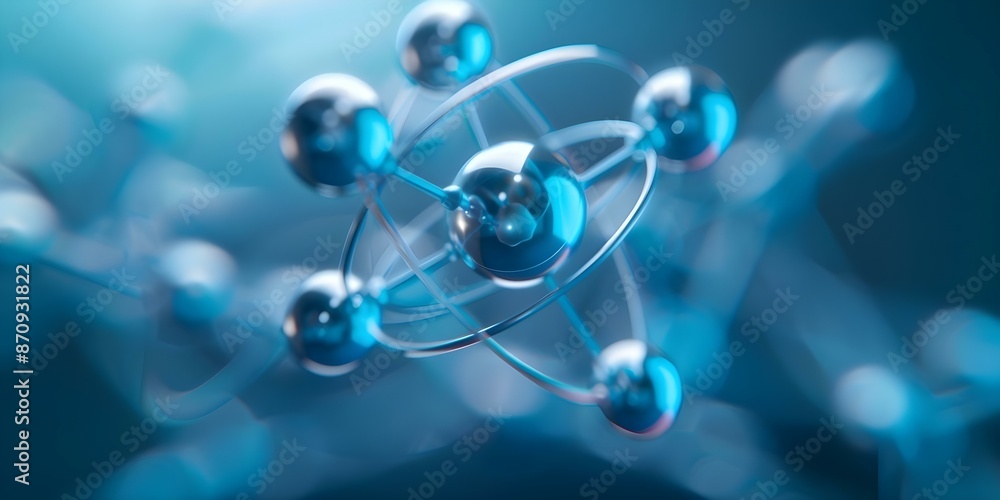 Illustration of electrons orbiting atomic nucleus to demonstrate quantum mechanics principles. Concept Quantum Mechanics, Atomic Structure, Electron Orbits, Scientific Illustration, Physics Concepts Illustration of electrons orbiting atomic nucleus to demonstrate quantum mechanics principles. Concept Quantum Mechanics, Atomic Structure, Electron Orbits, Scientific Illustration, Physics Concepts
