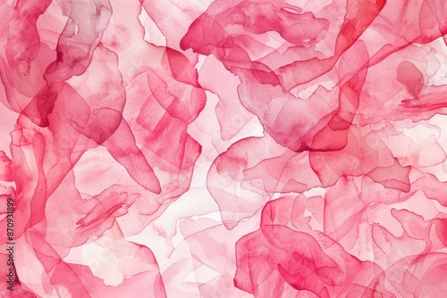 Wallpaper Mural Abstract watercolor pattern with shades of pink and red. Torontodigital.ca