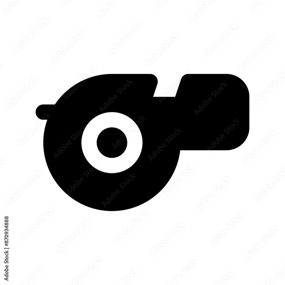 whistle glyph icon whistle glyph icon