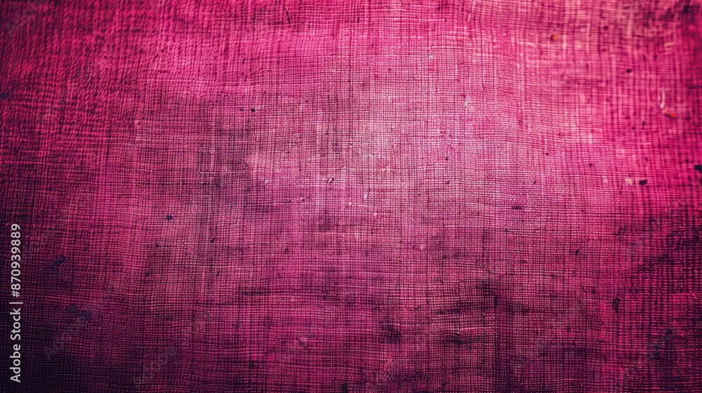 Fototapeta premium dirty Raspberry Delight abstract vintage fabric background for design. Fabric cloth canvas texture. Rough, grain. Matte