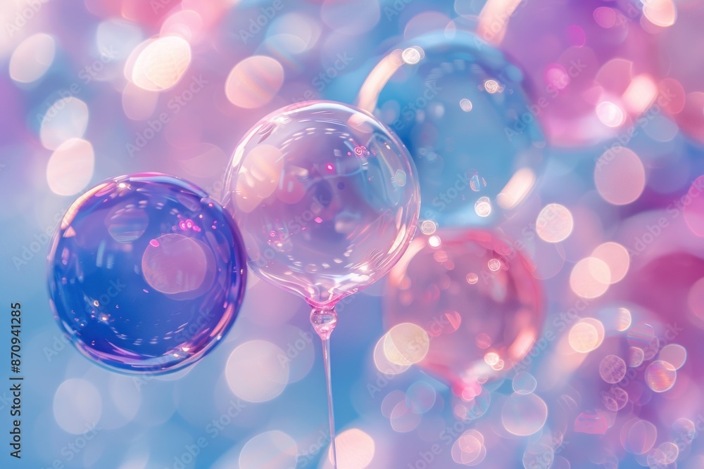 Dreamy and Playful Design with Pink, Blue, and Purple Bubbles for Creative Projects background. ai generative Dreamy and Playful Design with Pink, Blue, and Purple Bubbles for Creative Projects background. ai generative
