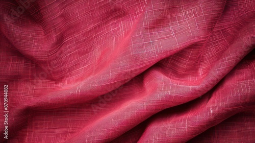 Wallpaper Mural dirty Raspberry Delight abstract vintage fabric background for design. Fabric cloth canvas texture. Rough, grain. Matte Torontodigital.ca