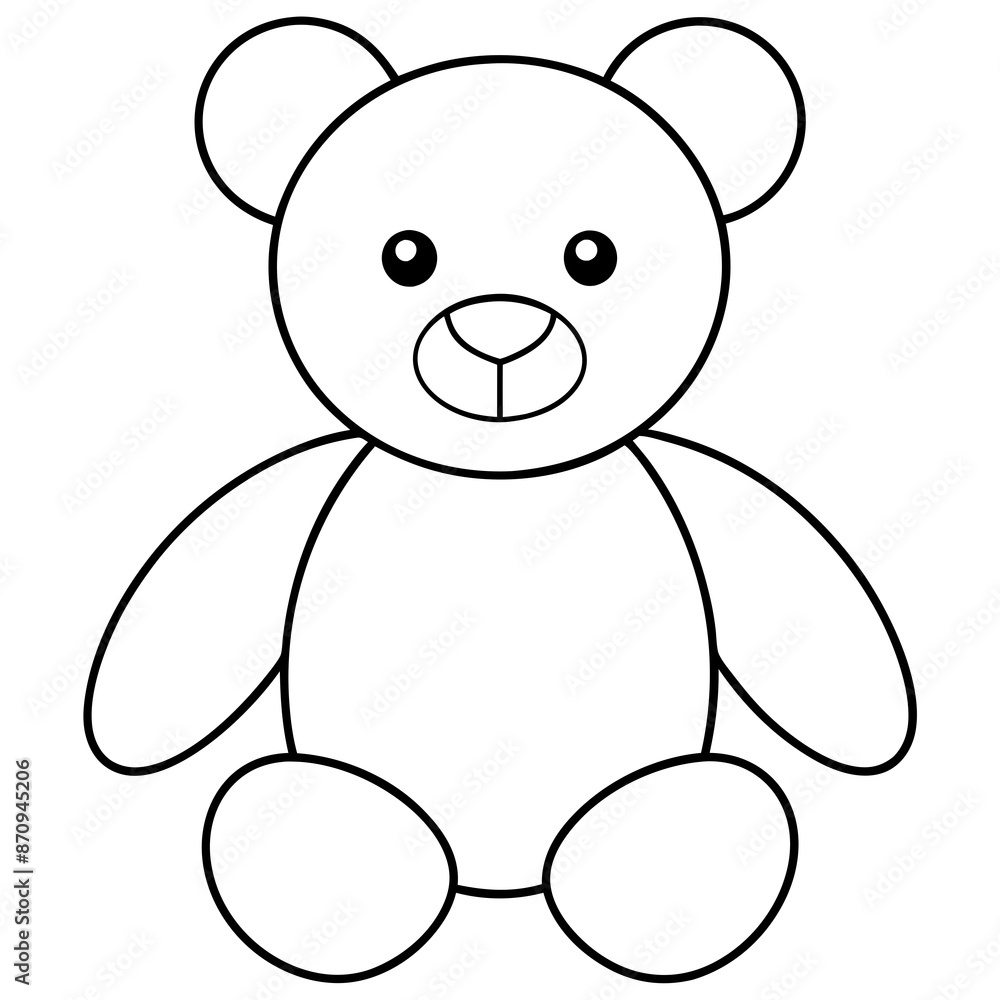 Teddy bear vector illustration Teddy bear vector illustration