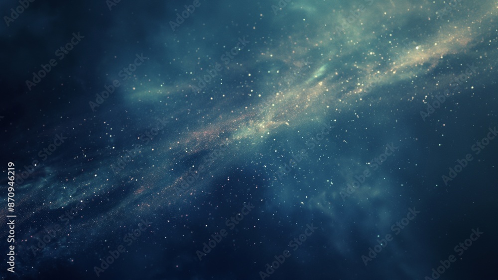 Fototapeta premium Blue sky starry night background