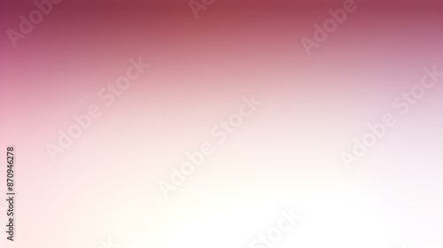 Gradient Background with soft Shapes fading from Burgundy to White. Elegant Presentation Template