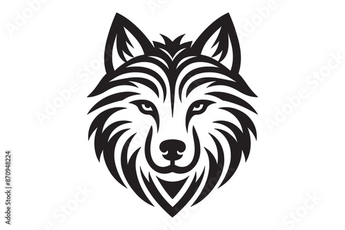 Wolf silhouette set vector design big pack of illustration and icon