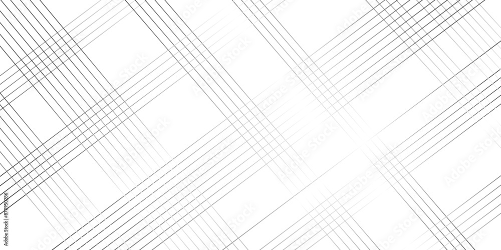 Fototapeta premium Abstract background wave line elegant white striped diagonal line technology concept web texture. Vector gradient gray line pattern Transparent monochrome striped texture, minimal background.