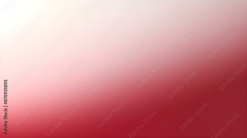 Obraz premium Gradient Background with soft Shapes fading from Dark Red to White. Elegant Presentation Template