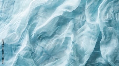 Wallpaper Mural Arctic light blue abstract vintage fabric background for design. Fabric cloth canvas texture. Rough, grain. Matte Torontodigital.ca