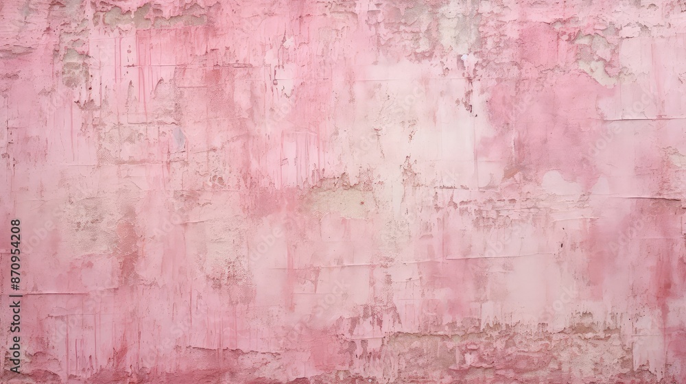 Obraz premium brick pink grunge