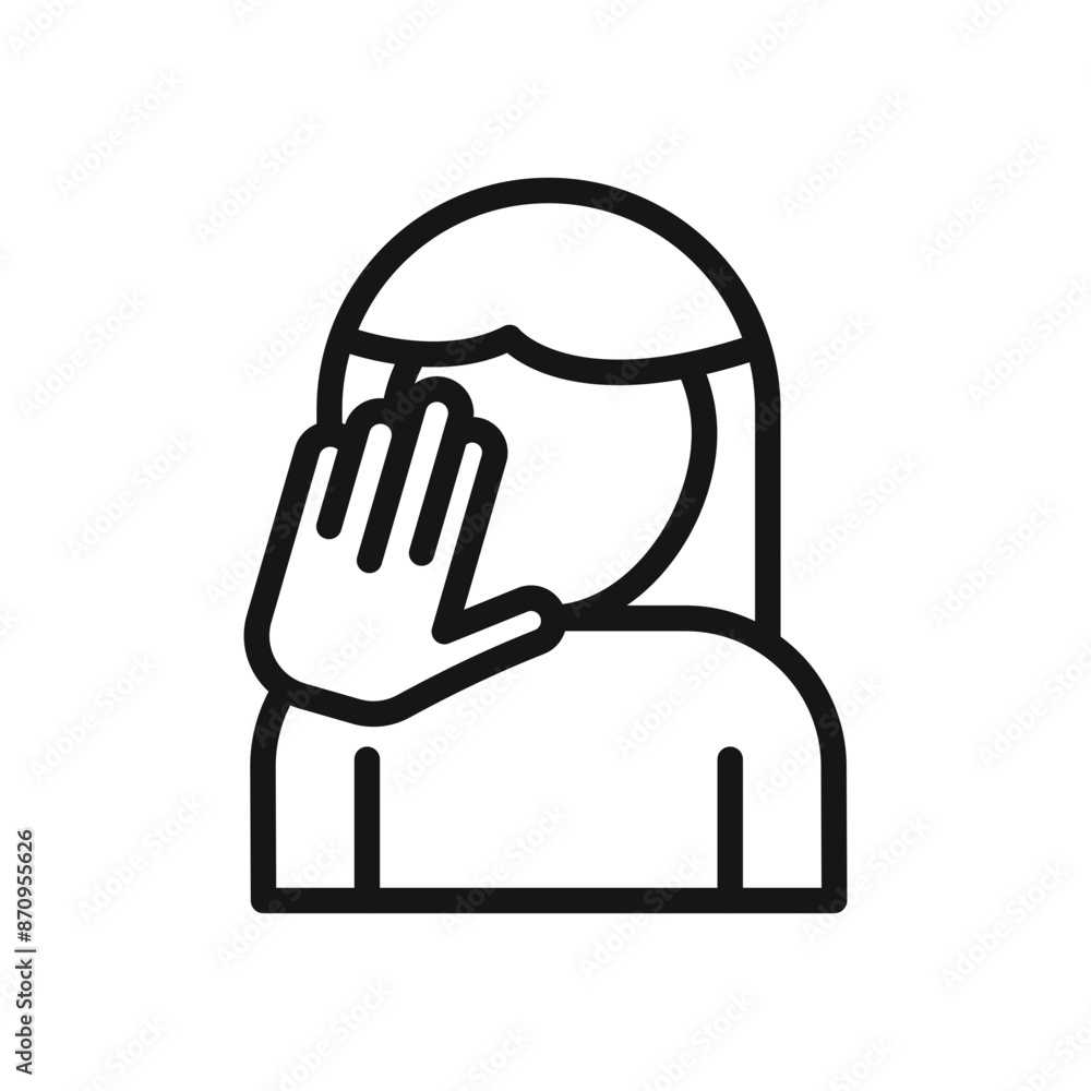 Domestic violence icon Black line art vector Domestic violence icon Black line art vector