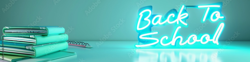 beautiful background with welcome back to school in elegant fonts on solid color background. as concept of Back To school beautiful background with welcome back to school in elegant fonts on solid color background. as concept of Back To school