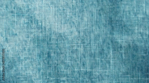 Arctic light blue, dirty blue, abstract vintage fabric background for design. Fabric cloth canvas texture. Rough, grain. Matte