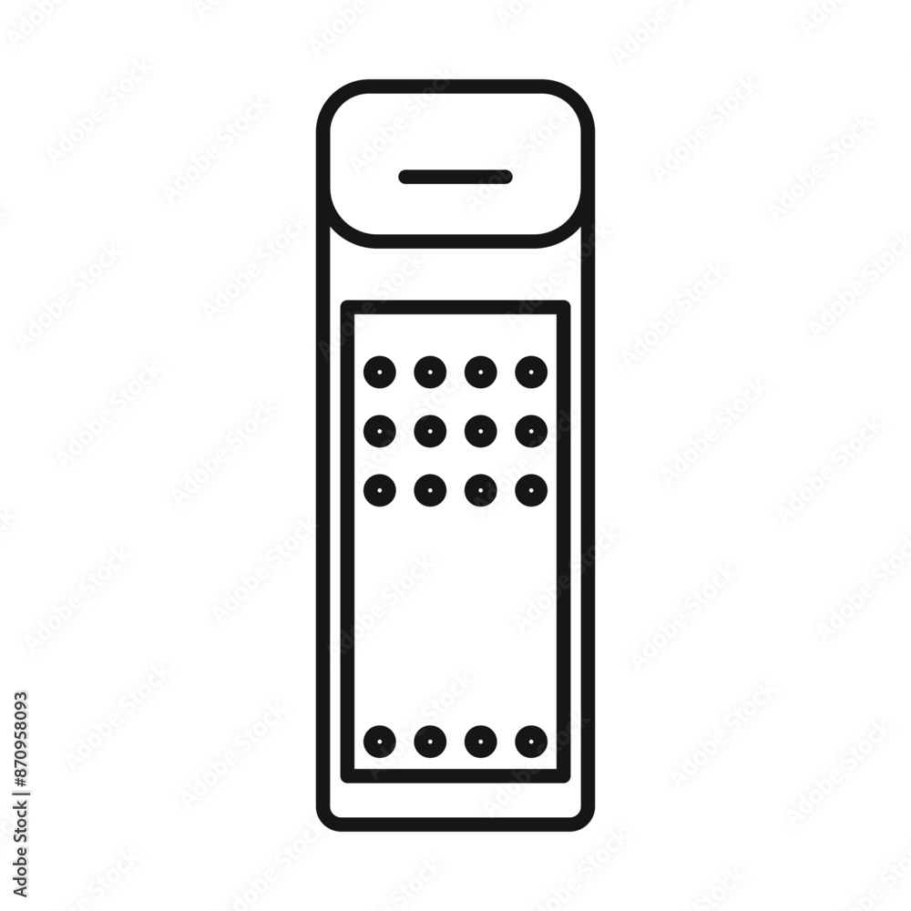 pos terminal icon Black line art vector pos terminal icon Black line art vector