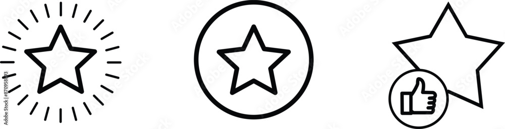 
Customer review and feedback icon set. Containing rating, satisfaction, star, best or high service, quality, positive, thumb up, and survey icon.eps10