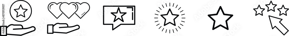 Customer review and feedback icon set. Containing rating, satisfaction, star, best or high service, quality, positive, thumb up, and survey icon.eps10
Customer review and feedback icon set. Containing rating, satisfaction, star, best or high service, quality, positive, thumb up, and survey icon.eps10