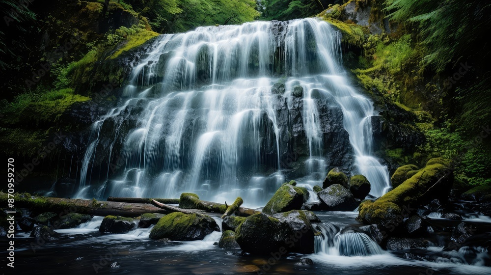 Obraz premium rocks silver crest