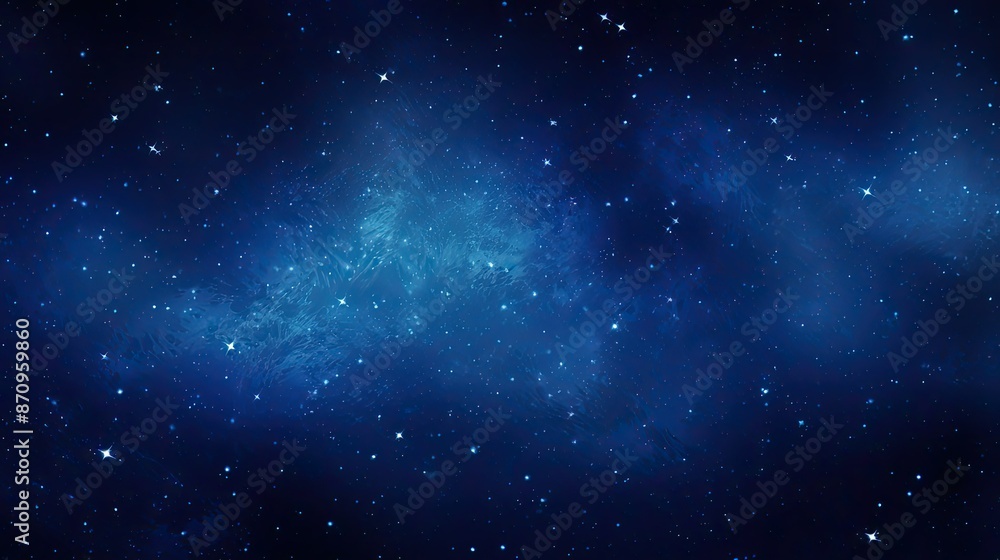 Obraz premium alignment dark blue galaxy