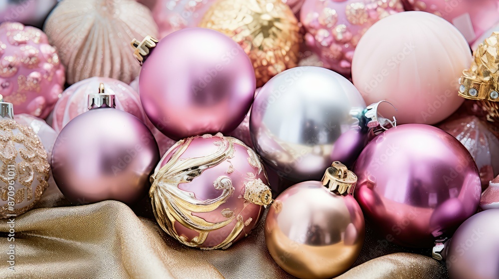 holiday pink ornament holiday pink ornament