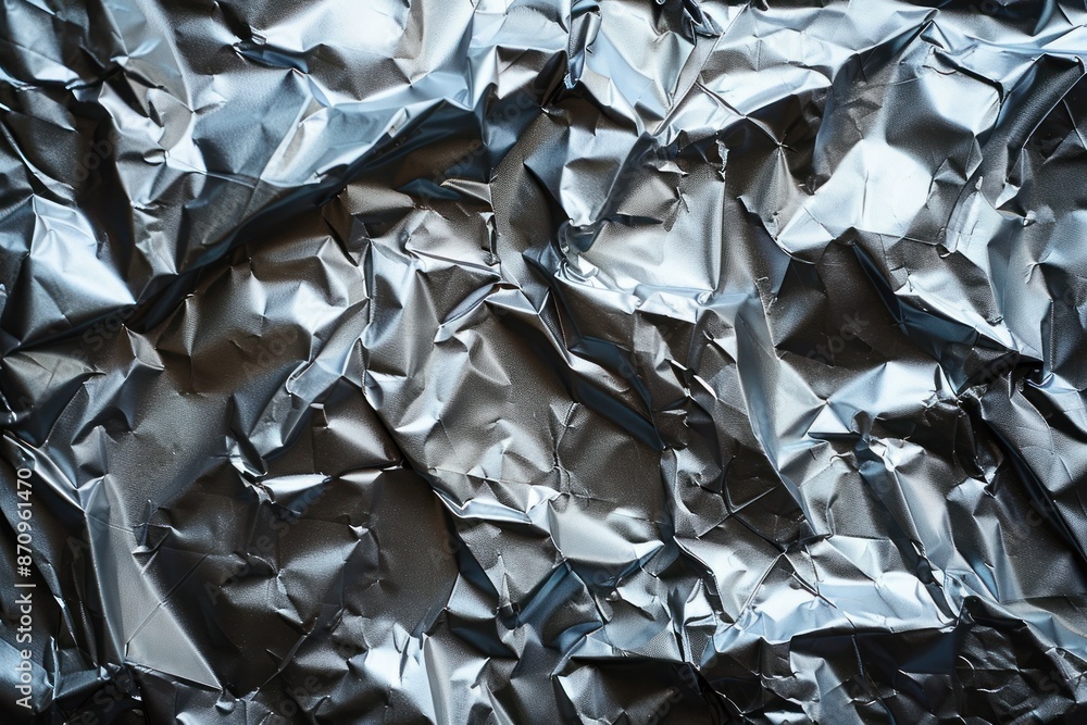 Futuristic crumpled paper texture with metallic tones. ai generative Futuristic crumpled paper texture with metallic tones. ai generative