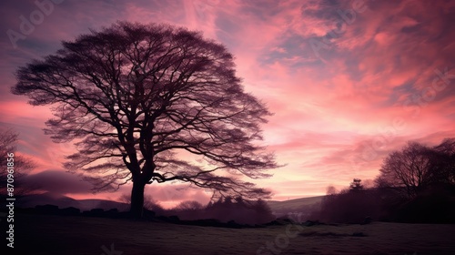 tone pink cloud background