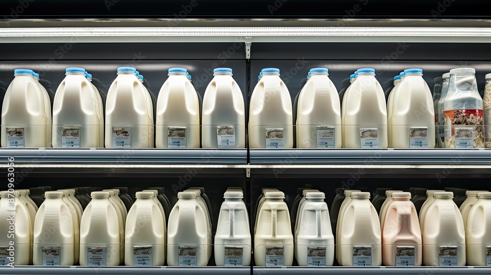 Obraz premium dairy container milk production
