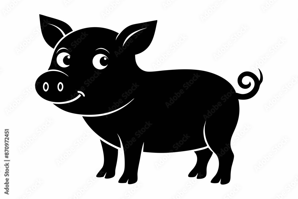 black and white pig silhouette, pig vector illustration, pig silhouette, animal silhouette isolated vector Illustration, png, pig icon, cartoon pig
black and white pig silhouette, pig vector illustration, pig silhouette, animal silhouette isolated vector Illustration, png, pig icon, cartoon pig
