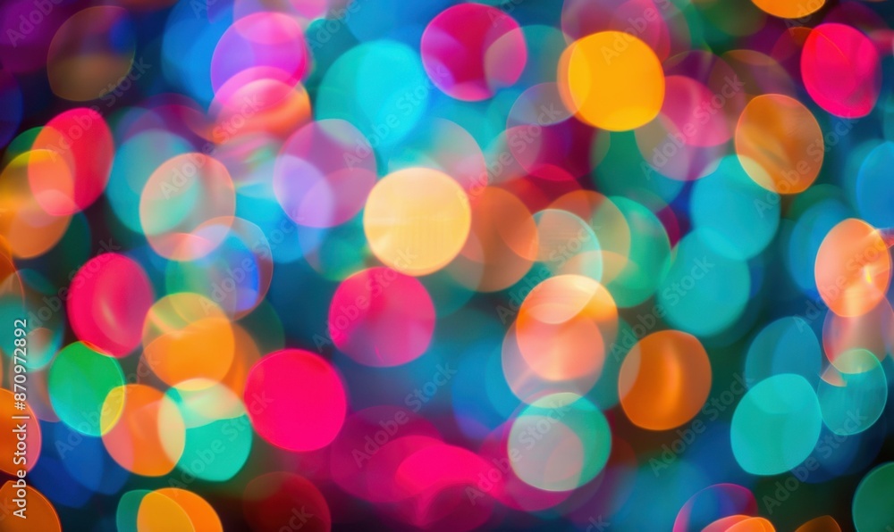 Blurred colorful lights. AI. Blurred colorful lights. AI.
