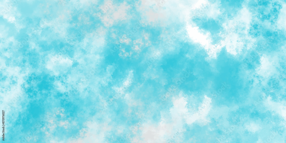 Beautiful cloudscape with natural white tiny clouds, shiny blue sky background horizon spring morning sky with clouds background. blue sky Watercolor background, Illustration, texture for design. Beautiful cloudscape with natural white tiny clouds, shiny blue sky background horizon spring morning sky with clouds background. blue sky Watercolor background, Illustration, texture for design.