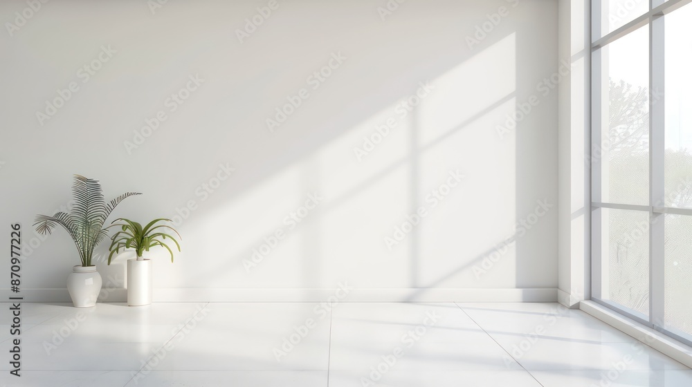 light interior design with empty wall and copy space for wall art mockup, minimalistic, modern, scandinavian light interior design with empty wall and copy space for wall art mockup, minimalistic, modern, scandinavian