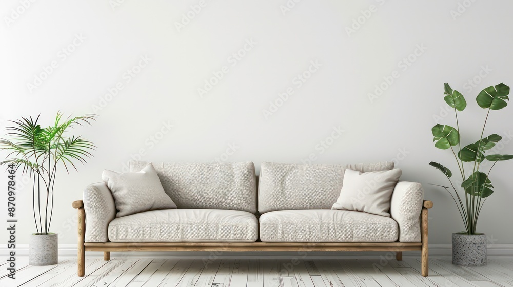 cool light interior design, minimalistic modern scandinavian style, empty wall, blank canvas, mockup template, copy space cool light interior design, minimalistic modern scandinavian style, empty wall, blank canvas, mockup template, copy space