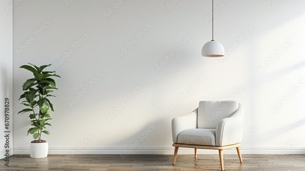 cool light interior design, minimalistic modern scandinavian style, empty wall, blank canvas, mockup template, copy space cool light interior design, minimalistic modern scandinavian style, empty wall, blank canvas, mockup template, copy space