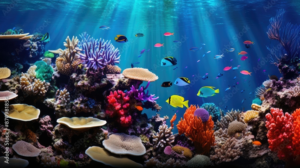 Obraz premium reef blue world