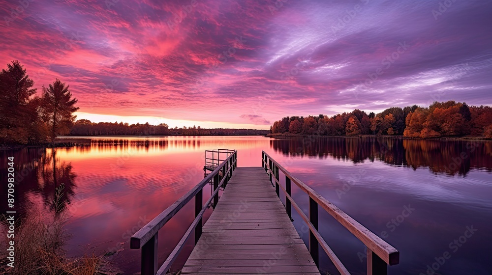 Fototapeta premium vibrant pink purple