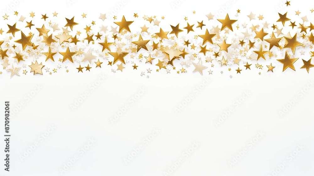 honor golden star banner white background honor golden star banner white background