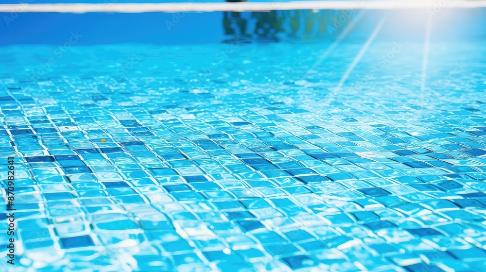 Obraz premium crystal aqua blue