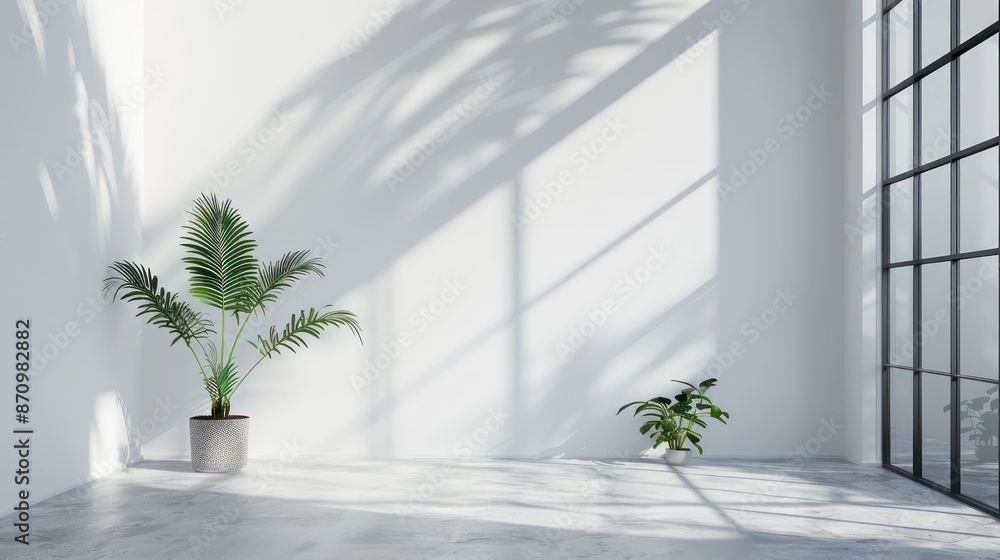empty wall mockup for canvas wall art template, interior design, minimal blank wall with copy space empty wall mockup for canvas wall art template, interior design, minimal blank wall with copy space