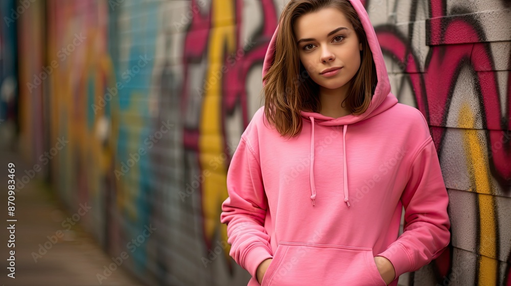 woman pink hoodie woman pink hoodie
