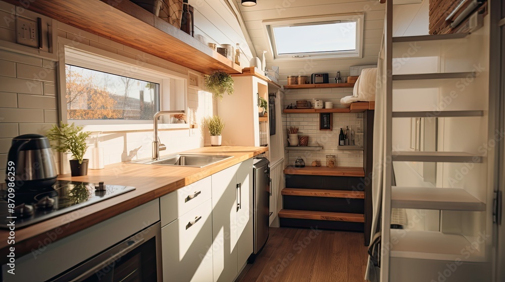 functional blurred tiny home interior functional blurred tiny home interior