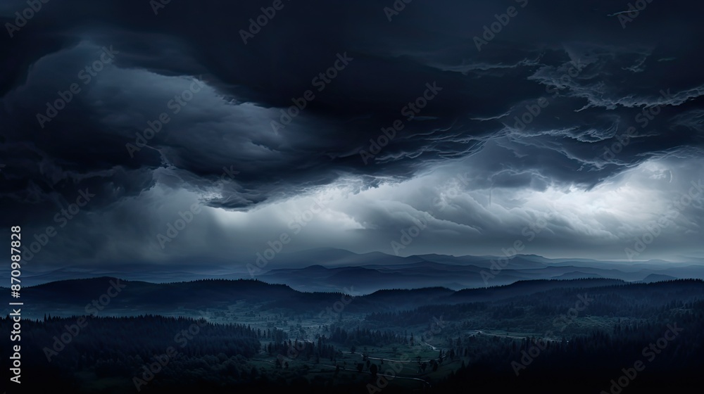 Naklejka premium mesmerizing skies dark