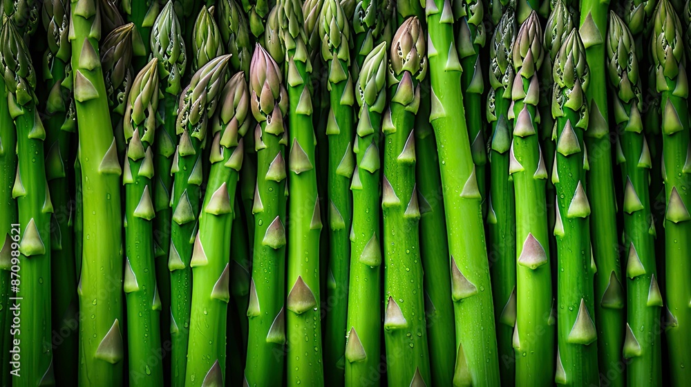 Fototapeta premium market plant asparagus green