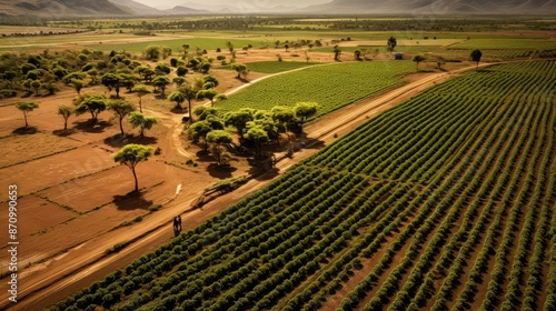 Wallpaper Mural crops africa agriculture Torontodigital.ca