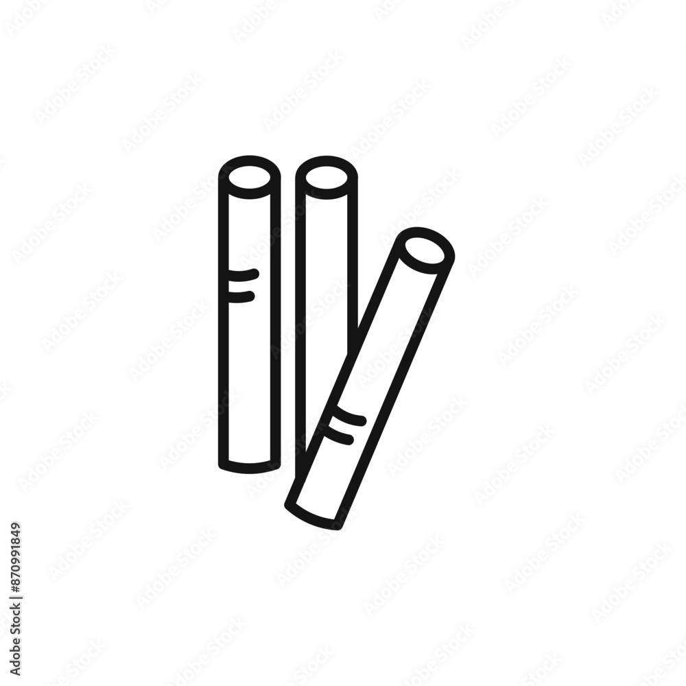 Obraz premium Chalk icon vector set collection for web