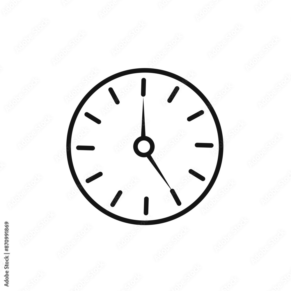 Clock icon vector set collection for web Clock icon vector set collection for web