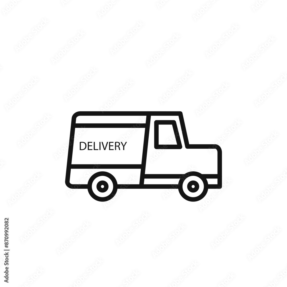 delivery truck icon vector set collection for web delivery truck icon vector set collection for web