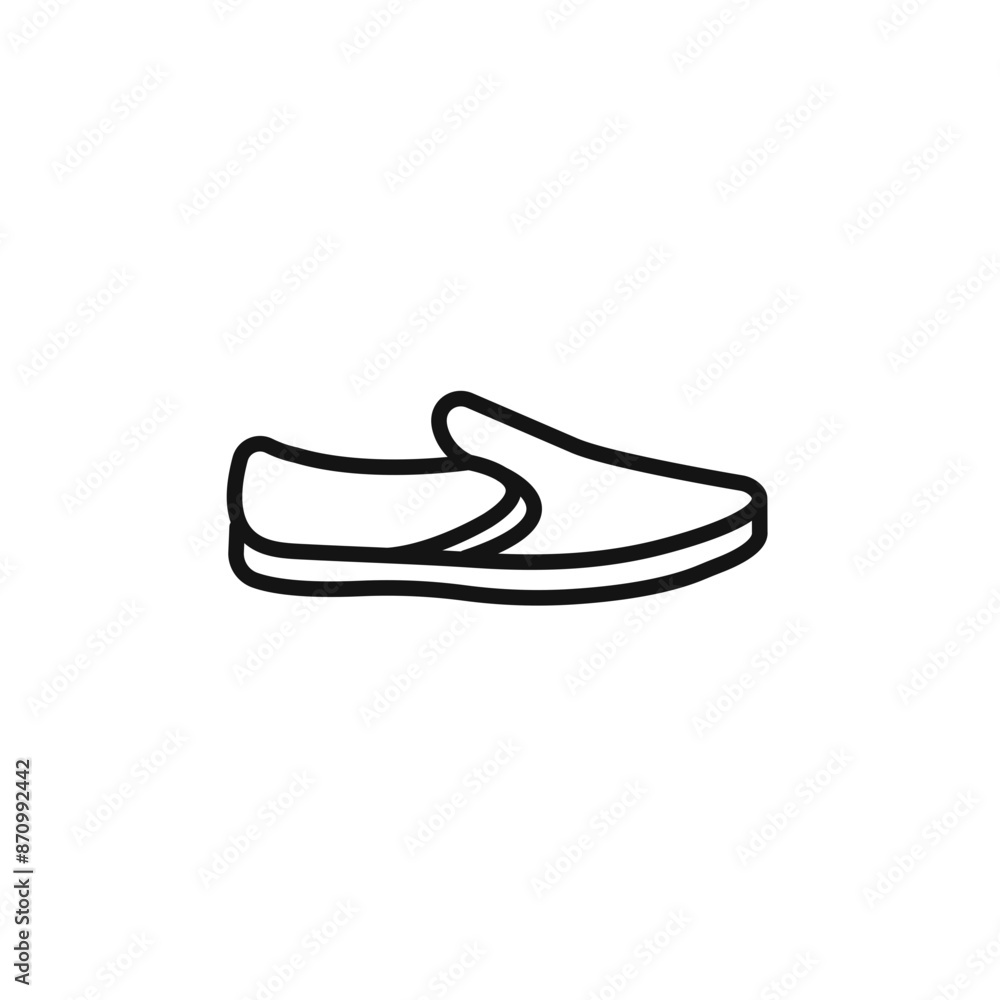 Espadrille icon vector set collection for web Espadrille icon vector set collection for web