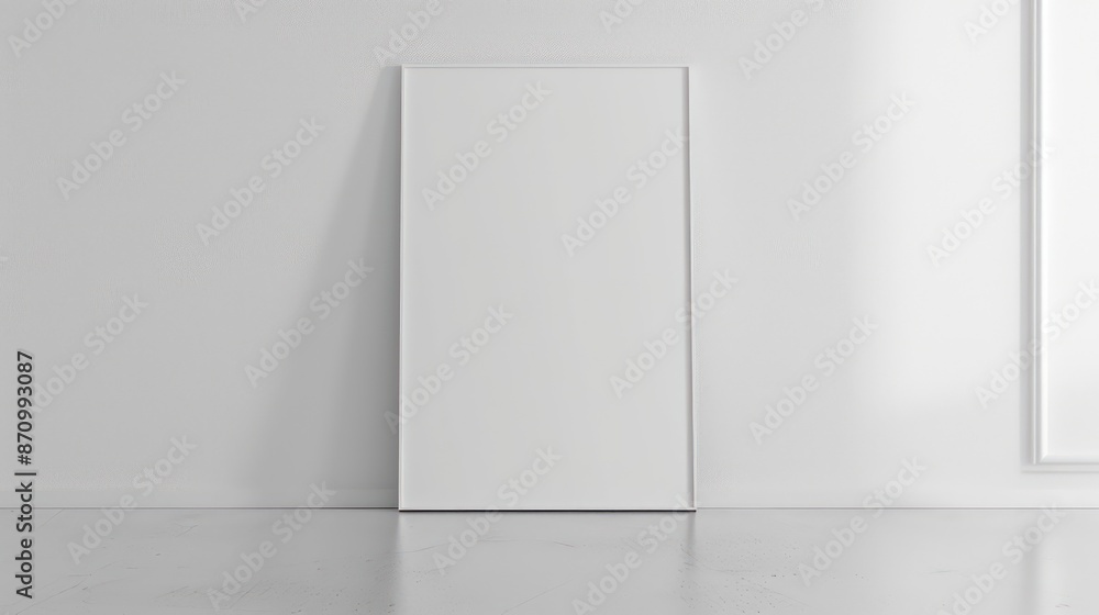 interior room concept with empty canvas for wall art, copy space interior room concept with empty canvas for wall art, copy space