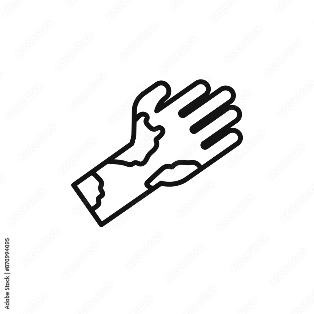 mottled skin icon vector set collection for web mottled skin icon vector set collection for web